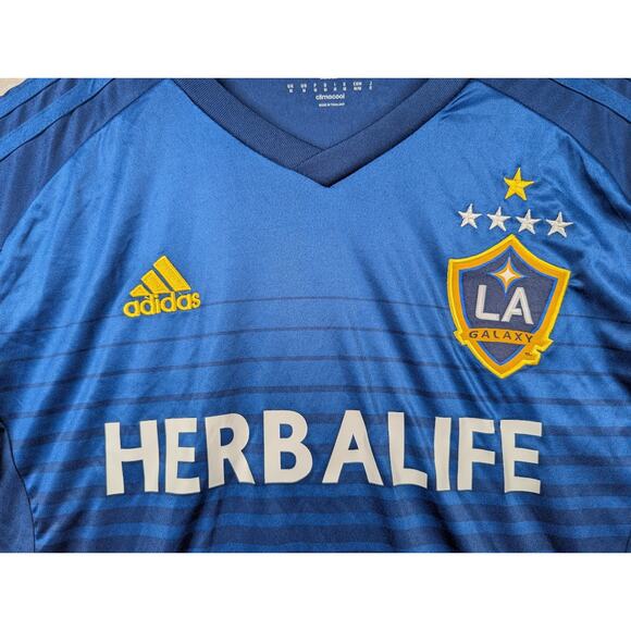 NWT 2015 Adidas MLS LA Galaxy Away Jersey Kit #8 Steven Gerrard Liverpool MEDIUM - Picture 4 of 11